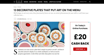 Elle Decoration: The best decorative plates for the table or wall